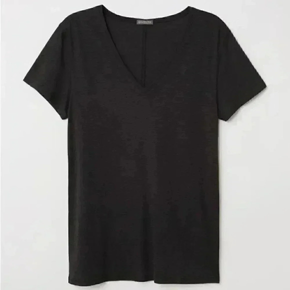Divided | V-Neck Tee | Burnout Style | Charcoal | Size S - Picture 1 of 5